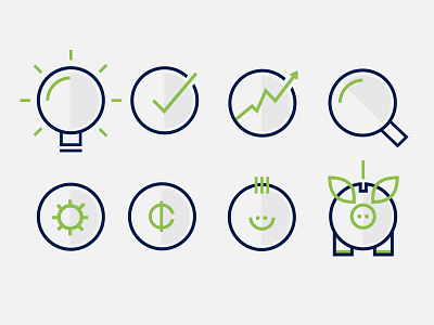 Iconography 03 banking circles finance financial iconography icons illustration