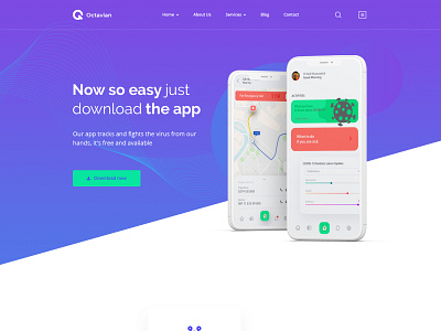 Landing page App