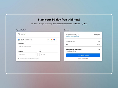 Daily UI 002 - Checkout Page