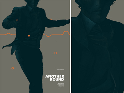 Another Round - Alternative movie poset anotherround cinema design face film illustration medsmikkalsen movie poster