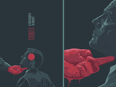 Mindhunter illustration movies poster series vector