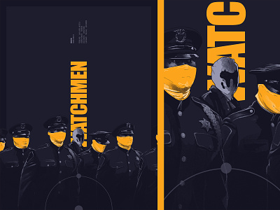 warchmen cinema face film illustration movie poster typography
