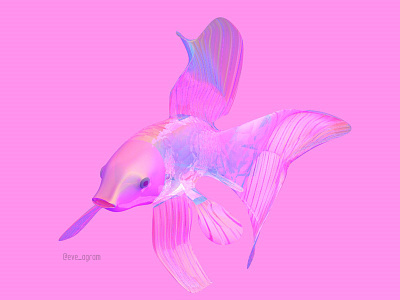 Koi Copy 3d c4d fish koi model scales