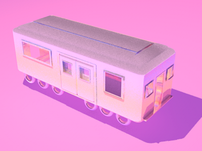 Wip- Train 3dmodel c4d color nyc subway train