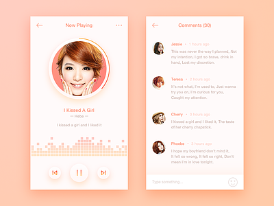 Music Player App app comment lovely music music player player playing