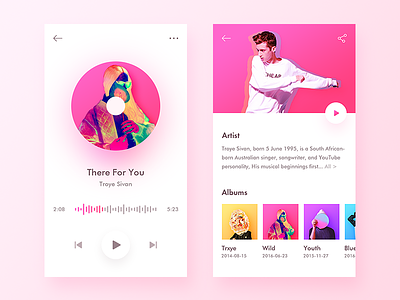 Music App albums artist music play player troye silvan youth
