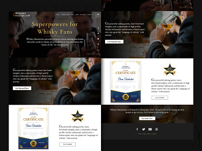 Whisky Landing Page branding graphic design latest webdesign ui ux webdesign whisky whisky landing page