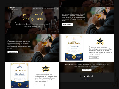 Whisky Landing Page