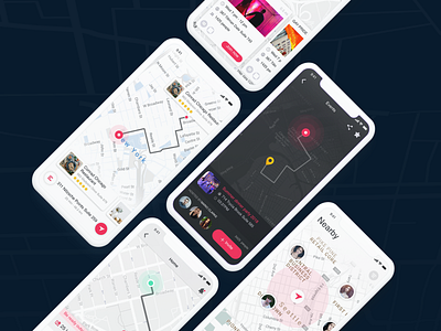 Bookings App Design android app application bookings clean design clean ui design doctors find a doctor find a job in dubai finder ios iphonex locations maps minimalist mockup pixels transport app whitespace