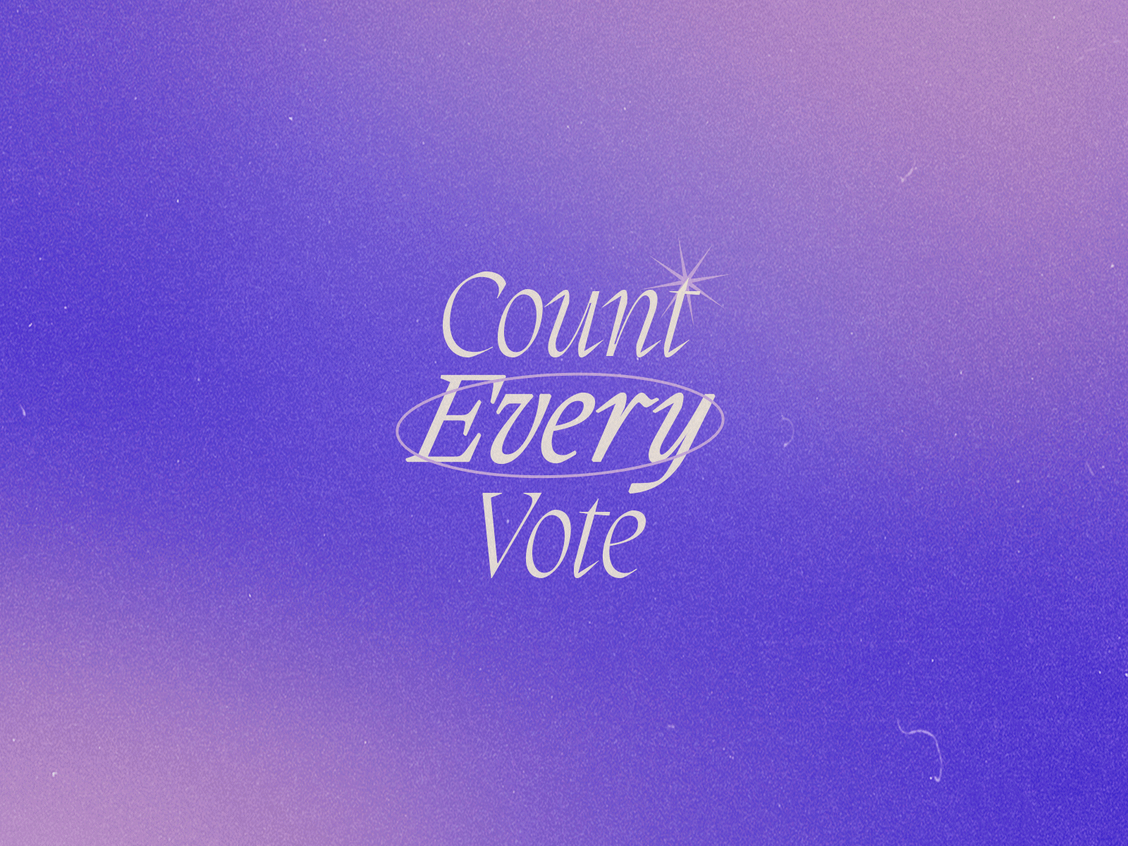 Count Every Vote election gif graphic design photoshop presidential election