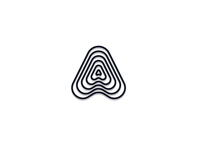 Letter A : 36 days of type A 2020 36daysoftype a logo abstract