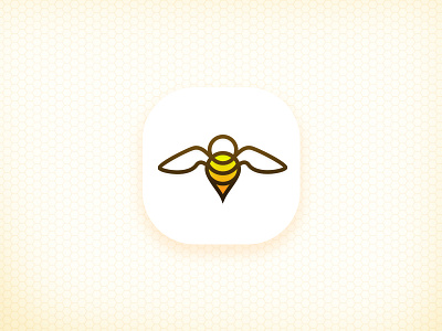 BEEcon app beacon bee buzz ibeacon icon ios map marker sting yellow