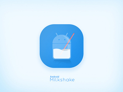 Android Milkshake android glass google logo mascot milk milkshake