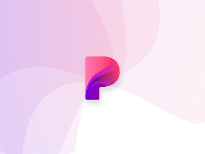 Experimenting with gradients experiment gradient letter p typography