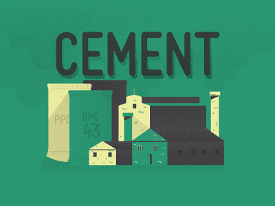 Cement Illustration