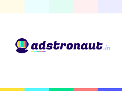 Adstronaut ad astronaut glitch logo tv