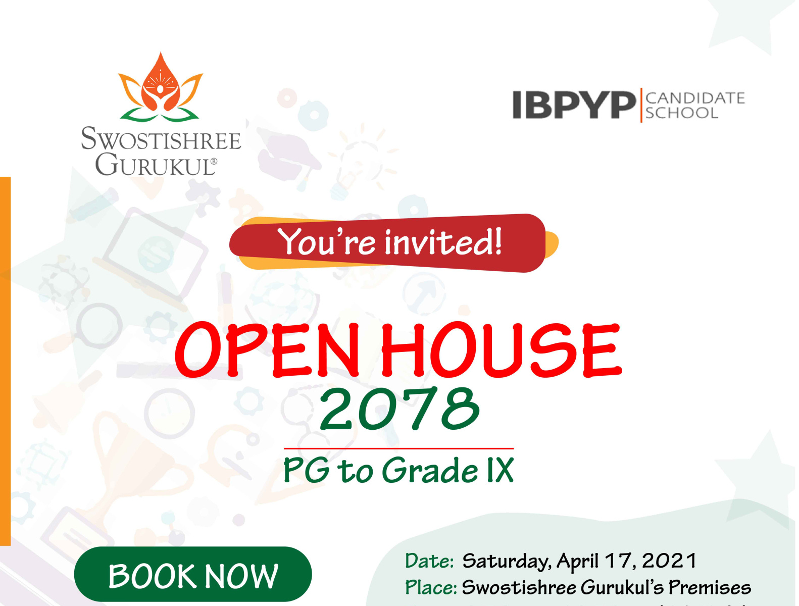 Open House Poster for SCHOOL by Hari Prasad Sanjel on Dribbble