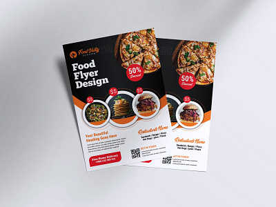 Restaurants Flyer Template Design branding design flyer flyerdesign flyers graphic design poster restaurants restaurantsflyer