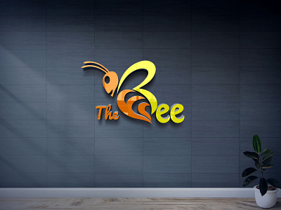 The Bee Logo Design businesslogo creativelogo design graphic design illustration logo logodesign logos realestatelogo