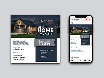 Real Estate Post Design / Social Media Post Design