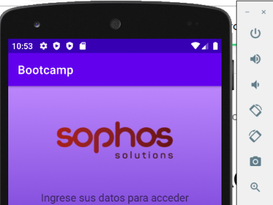 App Sophos bootcamp android app design kotlin