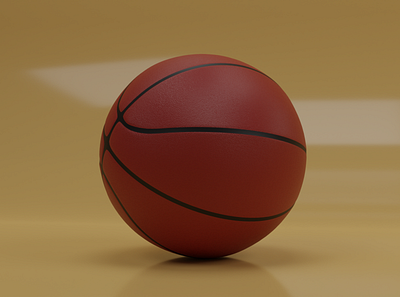 A basketball 3d animation game assett