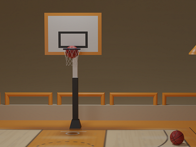 Basketball scene