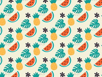 Summer pattern graphic design
