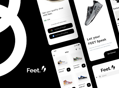E-COMMERCE(FOOT WEAR APP) app design product design ui ux