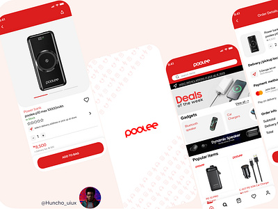 poolee app design concept(ecommerce)