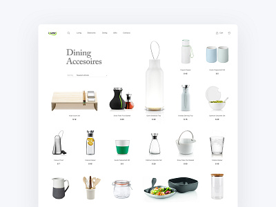 iZume : : catalog design ecommerce interface minimal ui uiux ux website