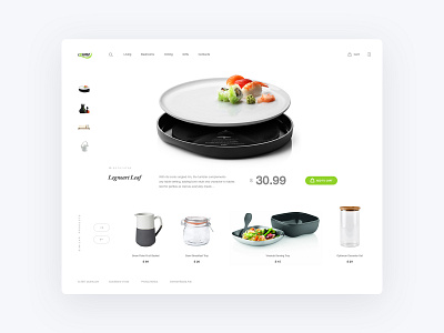 iZume : : item page design ecommerce interface minimal ui uiux ux website