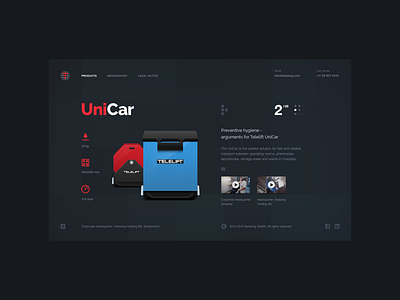 Telelift Unicar design ecommerce illustration interface minimal uiux ux website