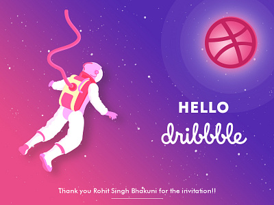 Hello Dribbble! debut dribbble first short hello hello dribbble welcome