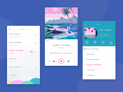 Music APP design