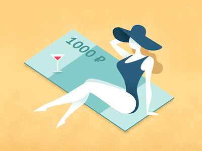 Women and money hat tan sexy girl beach woman kept recreation denomination money female ruble