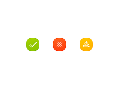 Simple Buttons 2px alert button check error icon icon design outline photoshop simple success user interface