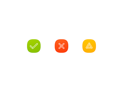 Simple Buttons 2px alert button check error icon icon design outline photoshop simple success user interface