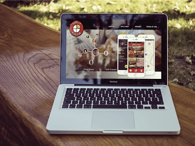 SplitPizza Web App and Mobile App Design