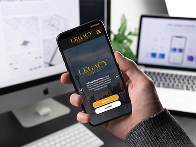 Legacy Pictures Mobile Website Mockups app branding design ui ux