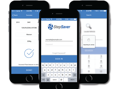 Stepsaver App Design