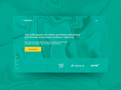 Green agency branding concept design desktop landing page luxurious luxury marble startup ui uidesign ux uxdesign webdesign