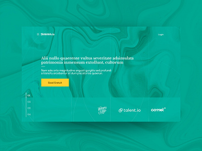Green agency branding concept design desktop landing page luxurious luxury marble startup ui uidesign ux uxdesign webdesign