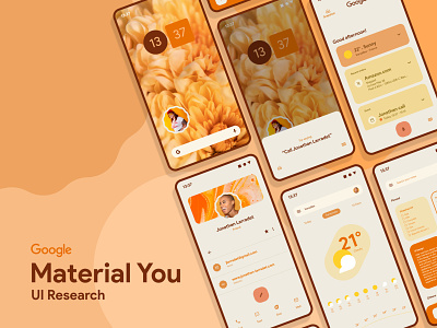 UI Research Material You Android 12