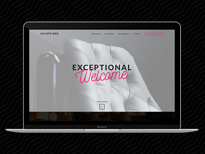 Web design for women agency landing page pink ui ux web web design web site women