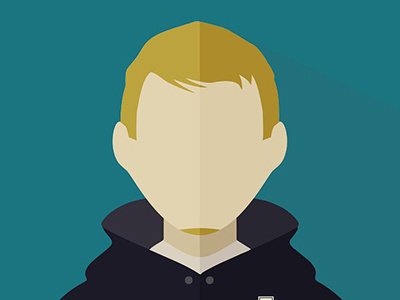 Self portrait Jonathan Larradet charactere charactere design color design flat illustration illustrator self portrait