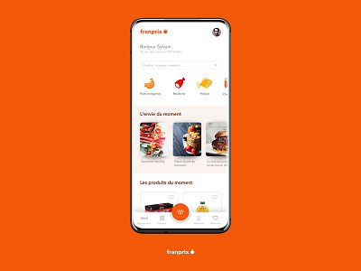 Franprix e-commerce app concept