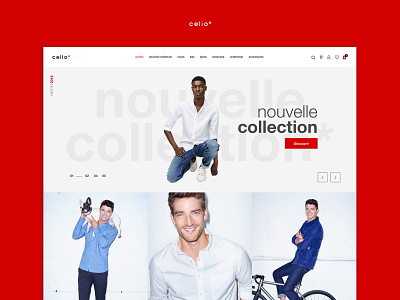 Celio website redesign concept
