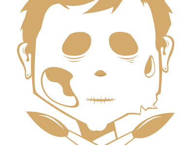 Dead Webdesign Zoom brown design graphic head monochrome skeleton