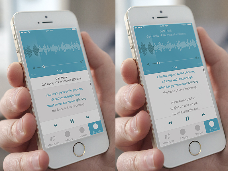 Music player Karoke app by Imbert Jordan on Dribbble